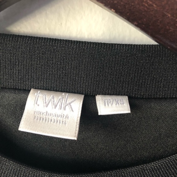 Twik by Simons black short sleeve dress XS - Picture 4 of 13